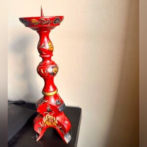 Handpainted vintage candle stick 🕯️